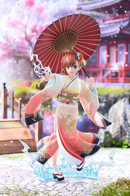 Een bepaald wetenschappelijk railgun T-beeld 1/7 Mikoto Misaka Furisode Kimono Ver. 28 cm