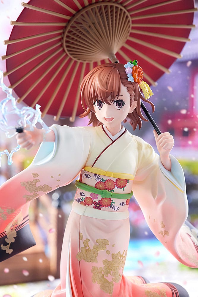 Een bepaald wetenschappelijk railgun T-beeld 1/7 Mikoto Misaka Furisode Kimono Ver. 28 cm