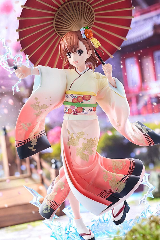 Een bepaald wetenschappelijk railgun T-beeld 1/7 Mikoto Misaka Furisode Kimono Ver. 28 cm