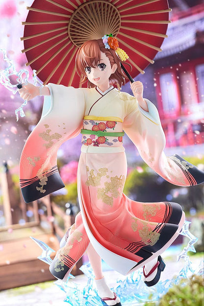 Een bepaald wetenschappelijk railgun T-beeld 1/7 Mikoto Misaka Furisode Kimono Ver. 28 cm