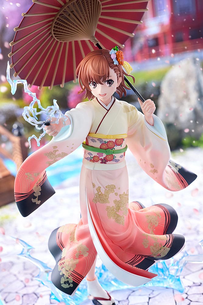 Een bepaald wetenschappelijk railgun T-beeld 1/7 Mikoto Misaka Furisode Kimono Ver. 28 cm