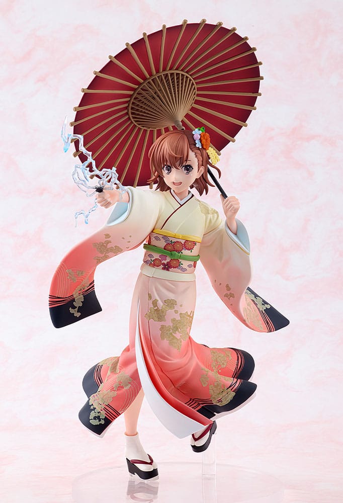 Een bepaald wetenschappelijk railgun T-beeld 1/7 Mikoto Misaka Furisode Kimono Ver. 28 cm