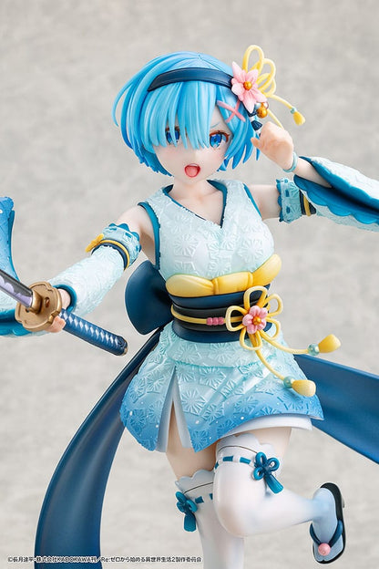 Re:ZERO -Het leven starten in een andere wereld- PVC-standbeeld 1/7 Rem Combat Outfit Ver. 22 cm