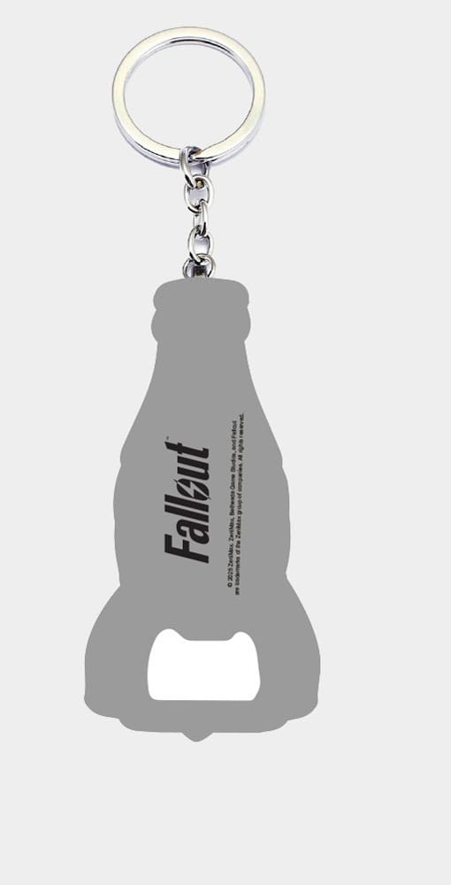 Fallout Keychain met flesopener Nuka Cola Logo
