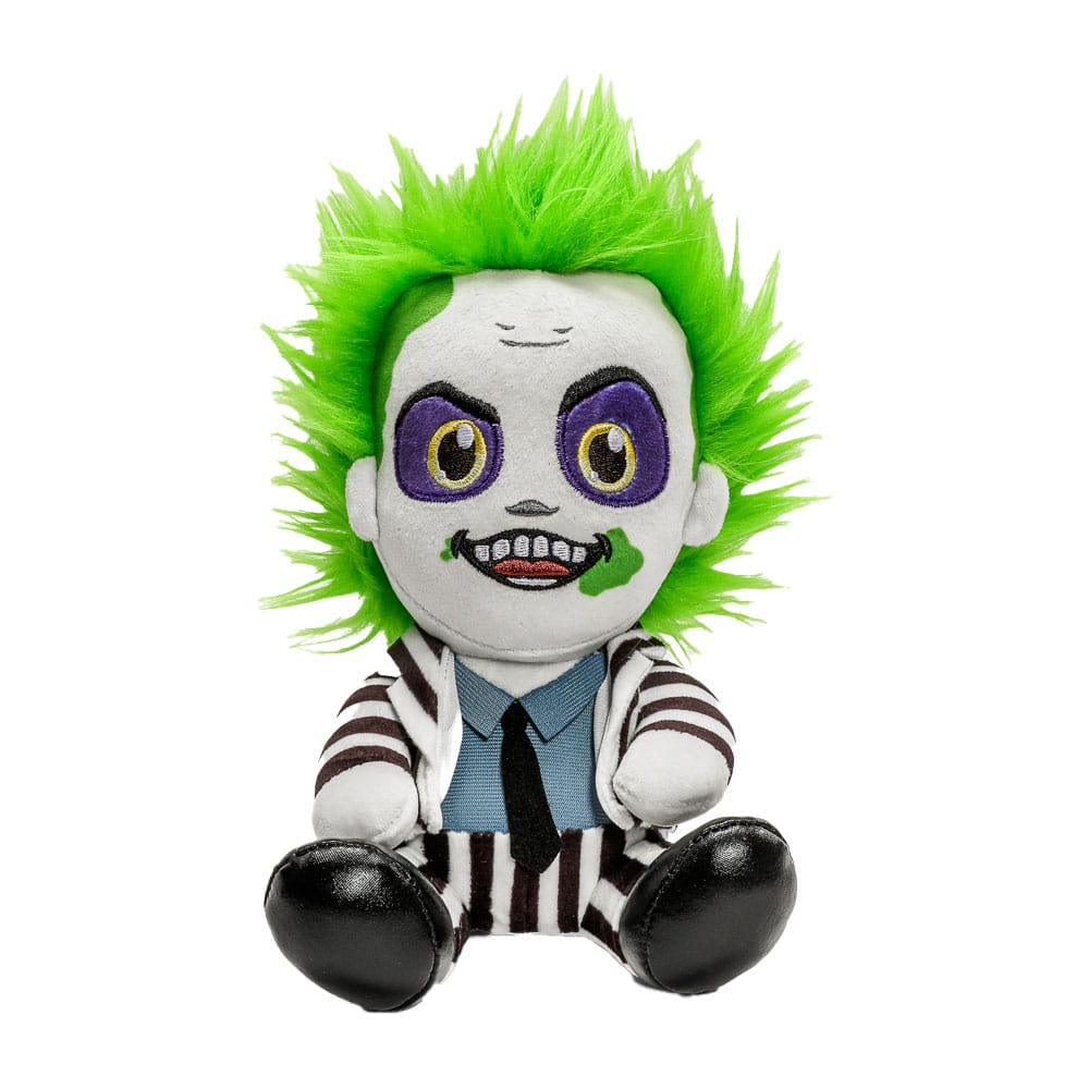 Beetlejuice Phunny Plush figuur Beetlejuice zittend met gestreepte outfit 18 cm