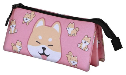 Oh mijn pop! Triple Etui Shiba Roze