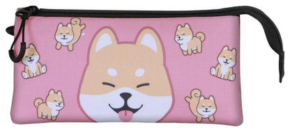 Oh mijn pop! Triple Etui Shiba Roze