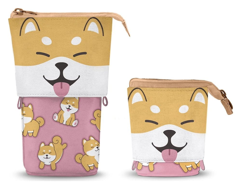 Oh mijn pop! Schattig Etui Shiba Roze