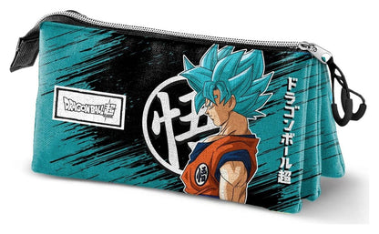 Dragon Ball Triple Etui Saiyajin Blauw