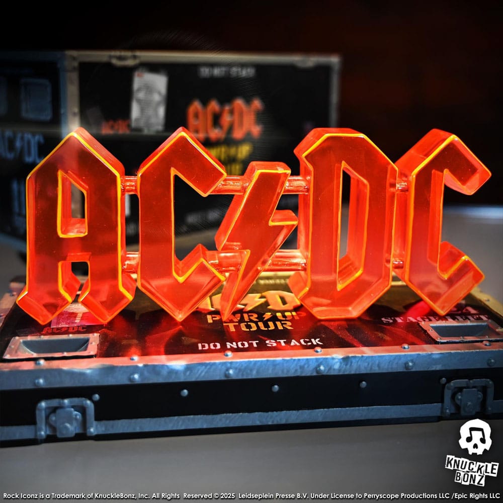 AC/DC Rock Ikonz On Tour-standbeeld PWR UP Tour Road Case