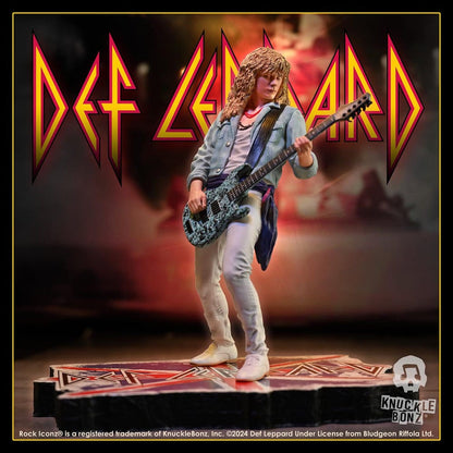Def Leppard Rock Iconz Beeld Rick Savage 24 cm
