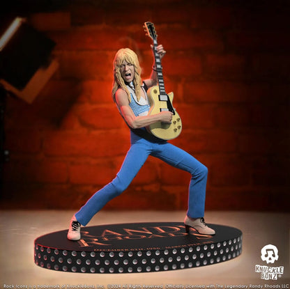 Randy Rhoads IV Rock Iconz Beeld The Early Years Blauwe versie 24 cm