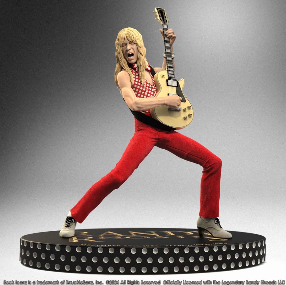 Randy Rhoads IV Rock Iconz Beeld De Vroege Jaren Rode Versie 24 cm