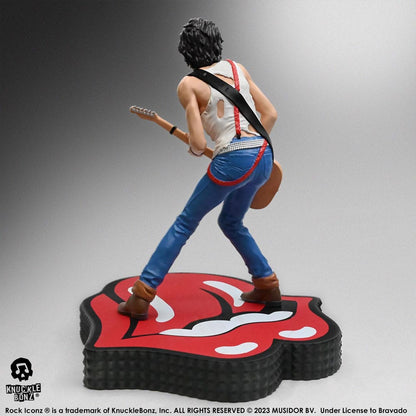 Het Rolling Stones Rock Iconz -standbeeld Keith Richards (Tattoo You Tour 1981) 22 cm
