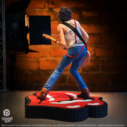 Het Rolling Stones Rock Iconz -standbeeld Keith Richards (Tattoo You Tour 1981) 22 cm