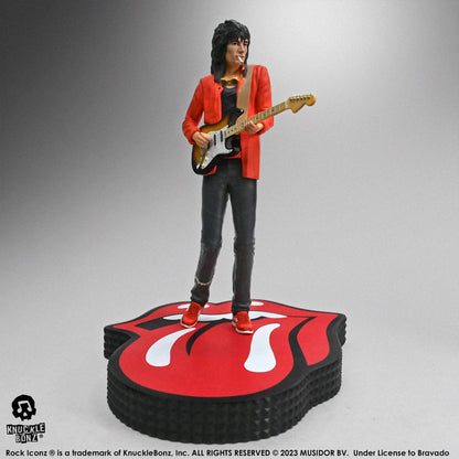 Het Rolling Stones Rock Iconz -standbeeld Ronnie Wood (Tattoo You Tour 1981) 22 cm