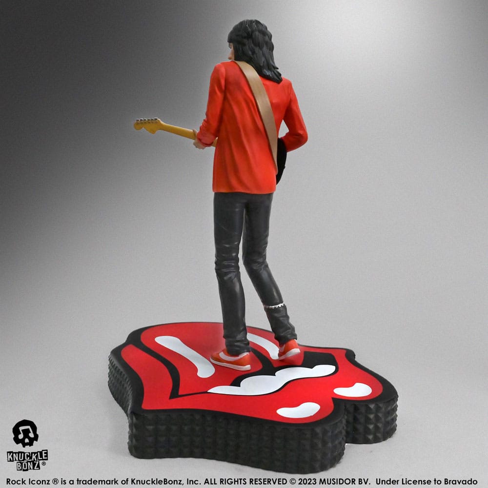 Het Rolling Stones Rock Iconz -standbeeld Ronnie Wood (Tattoo You Tour 1981) 22 cm
