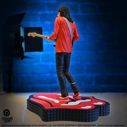Het Rolling Stones Rock Iconz -standbeeld Ronnie Wood (Tattoo You Tour 1981) 22 cm