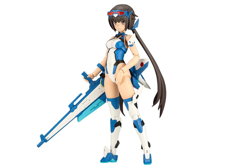 Frame Armen Meisje Plastic Modelbouwset Stilet Badpak Blauw Impulse Kleur Ver. 16 cm