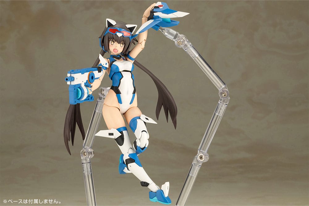 Frame Armen Meisje Plastic Modelbouwset Stilet Badpak Blauw Impulse Kleur Ver. 16 cm
