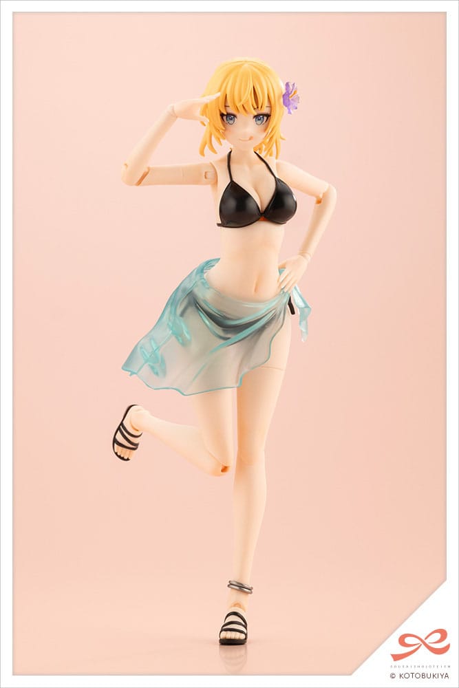 SOUSAI SHOJO TEIEN PLASTIC MODEL KIT 1/10 RITSUKA SAEKI (SWEMSTIJL) HAAR ARGEGEGELEN Ver. 16 cm