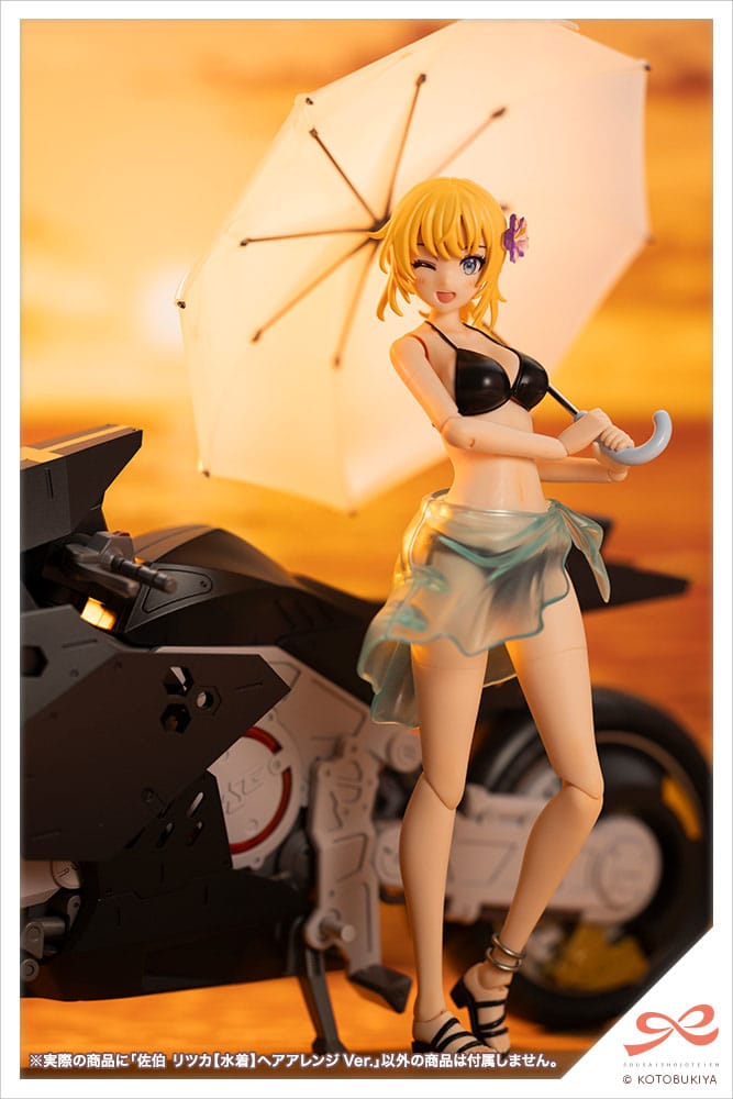 SOUSAI SHOJO TEIEN PLASTIC MODEL KIT 1/10 RITSUKA SAEKI (SWEMSTIJL) HAAR ARGEGEGELEN Ver. 16 cm