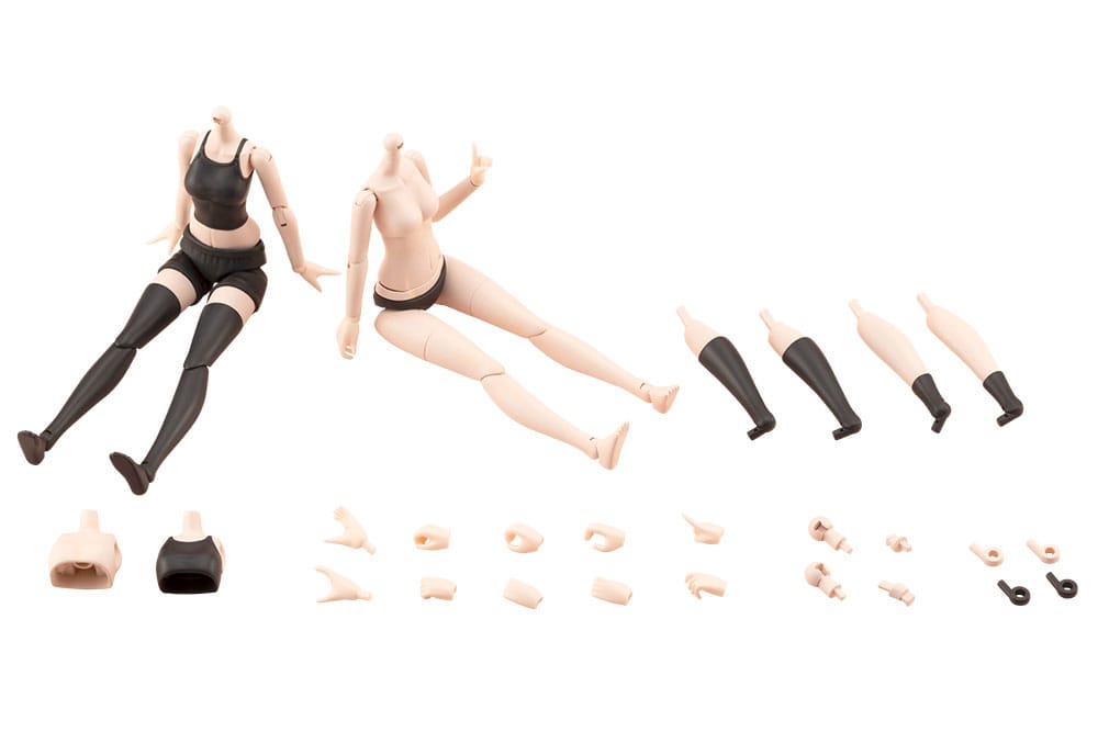 Sousai Shojo Teien Accessoireset voor 1/10 actiefiguren Aankleden Lichaam Lichaamskleur C Maat S