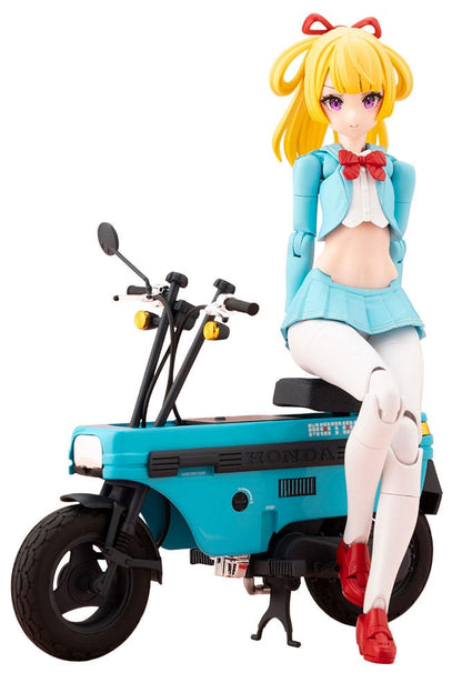 Megami Device Buster Doll-serie kunststof modelbouwset 1/1 Ridder Alice met Honda AB12 Motocompo 15 cm