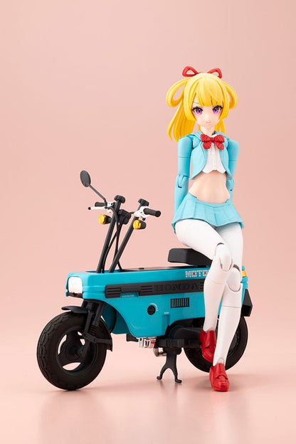 Megami Device Buster Doll-serie kunststof modelbouwset 1/1 Ridder Alice met Honda AB12 Motocompo 15 cm