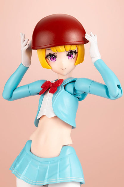 Megami Device Buster Doll-serie kunststof modelbouwset 1/1 Ridder Alice met Honda AB12 Motocompo 15 cm