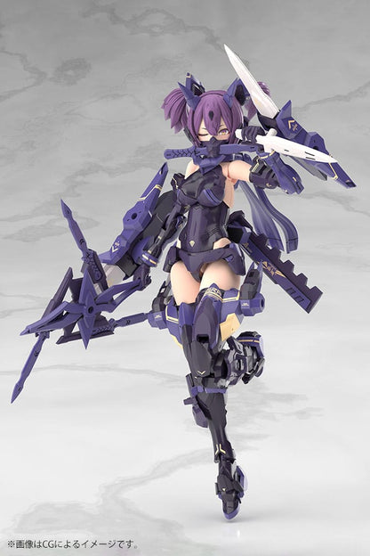 Megami-apparaat Plastic modelbouwset 1/1 Asra Ninja Kaname Shadow Edition Volledig pakket 14 cm