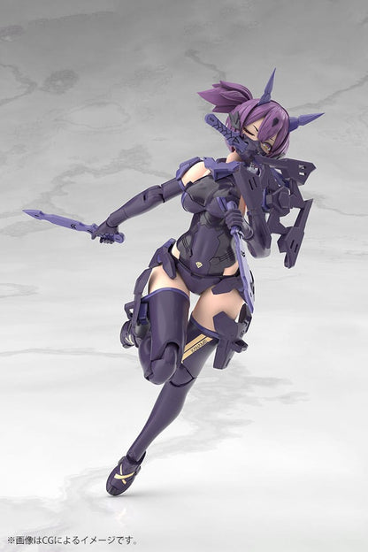 Megami-apparaat Plastic modelbouwset 1/1 Asra Ninja Kaname Shadow Edition Volledig pakket 14 cm
