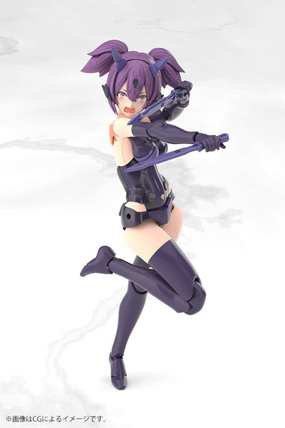 Megami-apparaat Plastic modelbouwset 1/1 Asra Ninja Kaname Shadow Edition Volledig pakket 14 cm