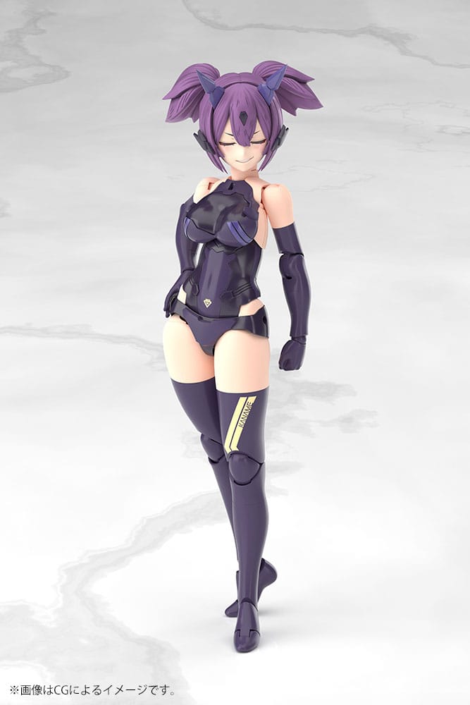 Megami-apparaat Plastic modelbouwset 1/1 Asra Ninja Kaname Shadow Edition Volledig pakket 14 cm