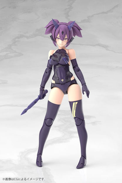 Megami-apparaat Plastic modelbouwset 1/1 Asra Ninja Kaname Shadow Edition Volledig pakket 14 cm