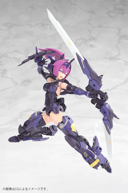 Megami-apparaat Plastic modelbouwset 1/1 Asra Archer Kizuna Shadow Edition Volledig pakket 14 cm