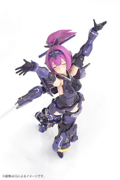 Megami-apparaat Plastic modelbouwset 1/1 Asra Archer Kizuna Shadow Edition Volledig pakket 14 cm