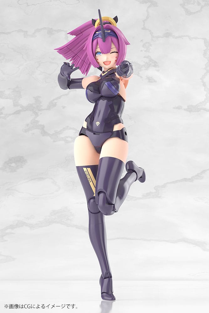 Megami-apparaat Plastic modelbouwset 1/1 Asra Archer Kizuna Shadow Edition Volledig pakket 14 cm