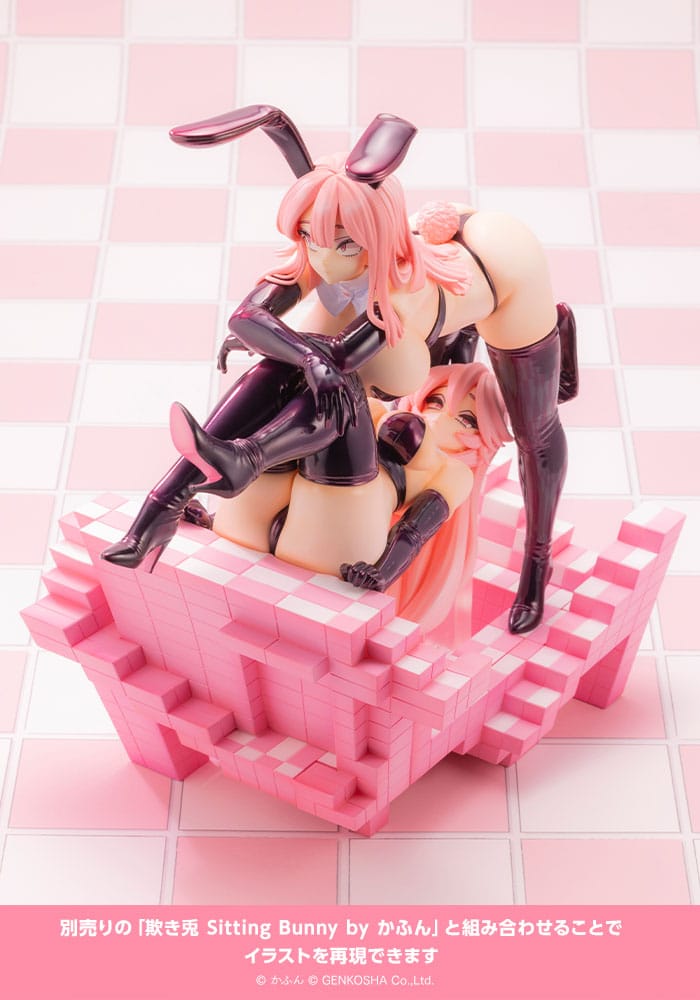 Origineel Karakter Trick Bunnies PVC Beeld 1/7 Staande Bunny Illustratie door Kafun 24 cm
