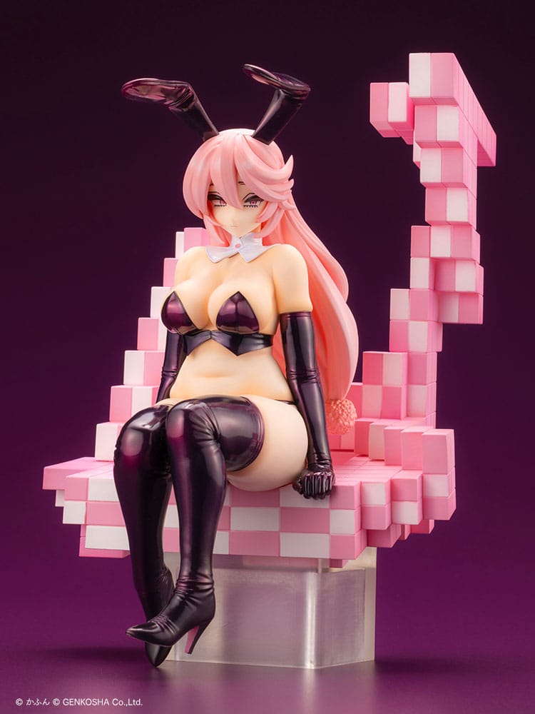 Origineel Karakter Trick Bunnies PVC Beeld 1/7 Zittend Konijntje Illustratie door Kafun 24 cm