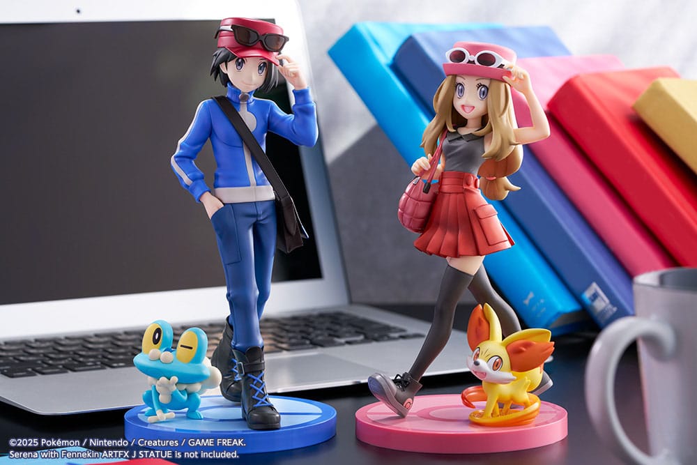 Pokémon ARTFXJ Beeld 1/8 Calem & Froakie 20 cm