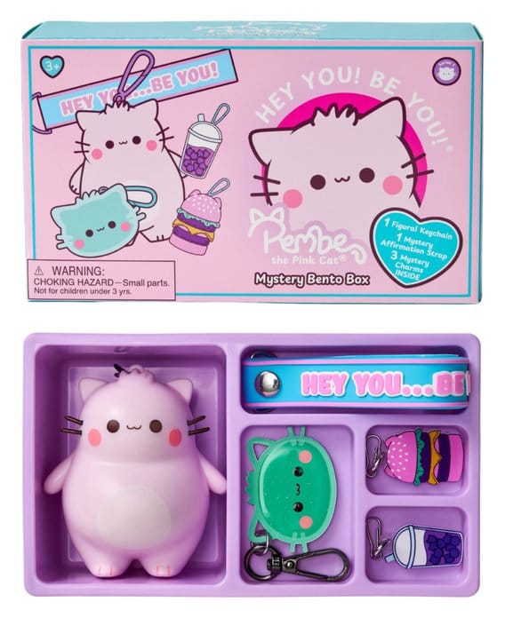 Pembe Sleutelhangers Blind Box Bento Box Display 8 cm (8)