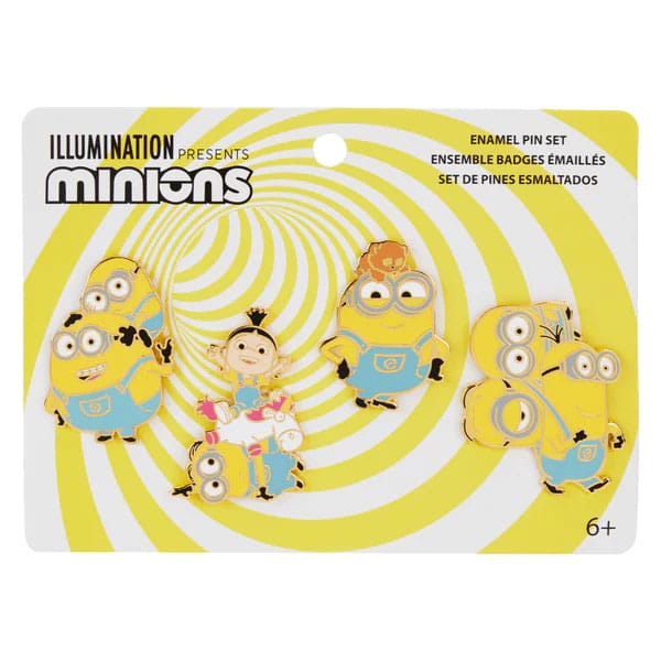 Despicable Me by Loungefly Email Pins 4 Set variëteit 3 ​​cm