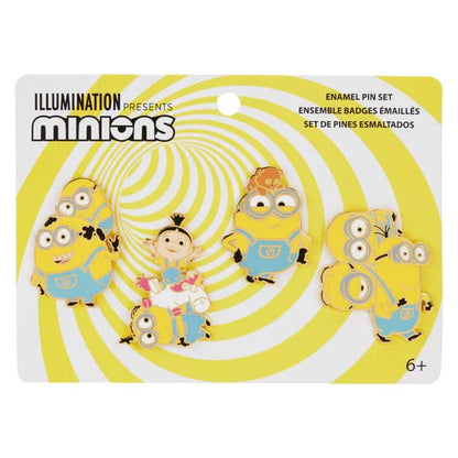 Despicable Me by Loungefly Email Pins 4 Set variëteit 3 ​​cm