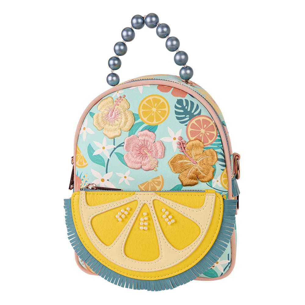 LoungeFly Mini Backpack Convertible Lemon