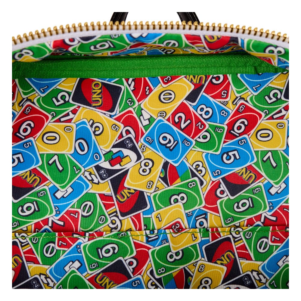 Mattel Classic door LoungeFly Mini Backpack Uno Reverse Card