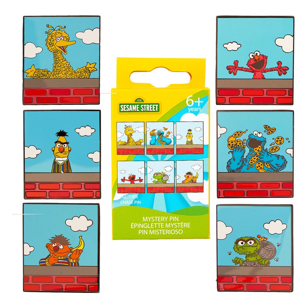 Sesamstraat door Loungefly Email Pins Blind Box Assortment (12)