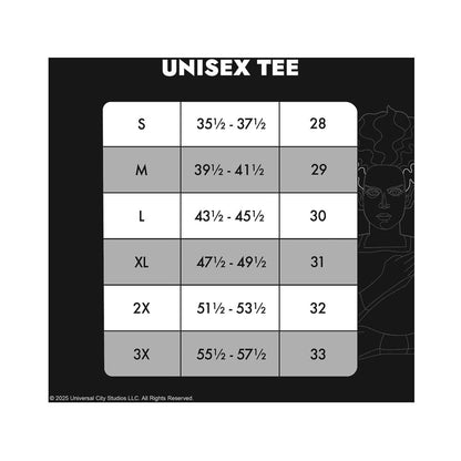 Universal Monsters by Loungefly Tee T-shirt Unisex bruid van Frankenstein