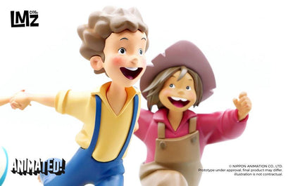 De avonturen van Tom Sawyer geanimeerd! Beeld Tom, Huck & Becky 23 cm