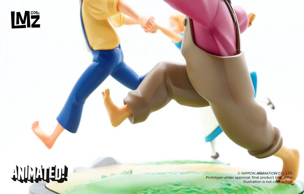 De avonturen van Tom Sawyer geanimeerd! Beeld Tom, Huck & Becky 23 cm